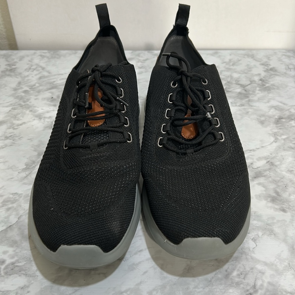 JONHSTON & MURPHY MENS ATHLETIC SHOES BLACK Sz 15 - Picture 2 of 9